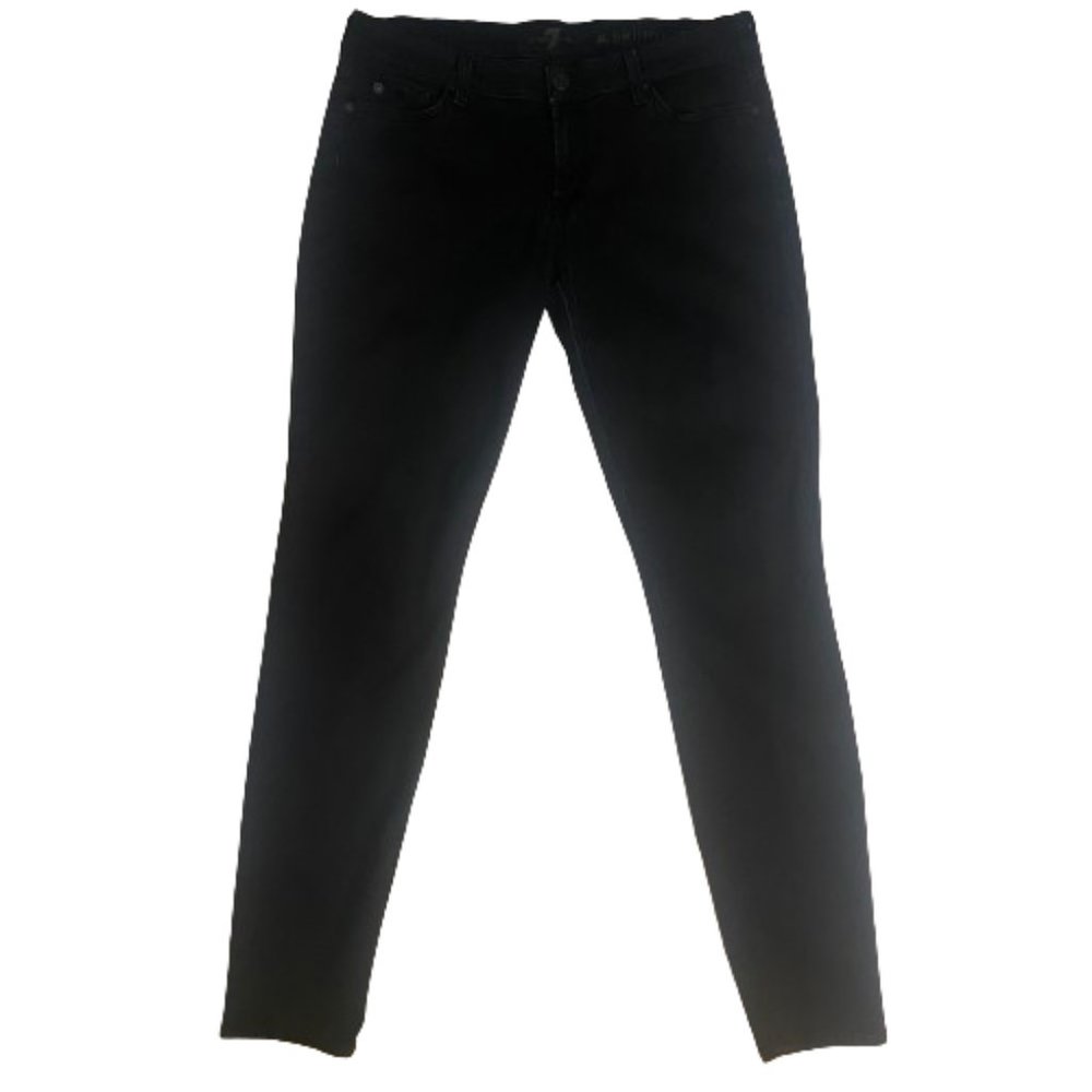 7 For All Mankind The Skinny Black jeans Sz. 32